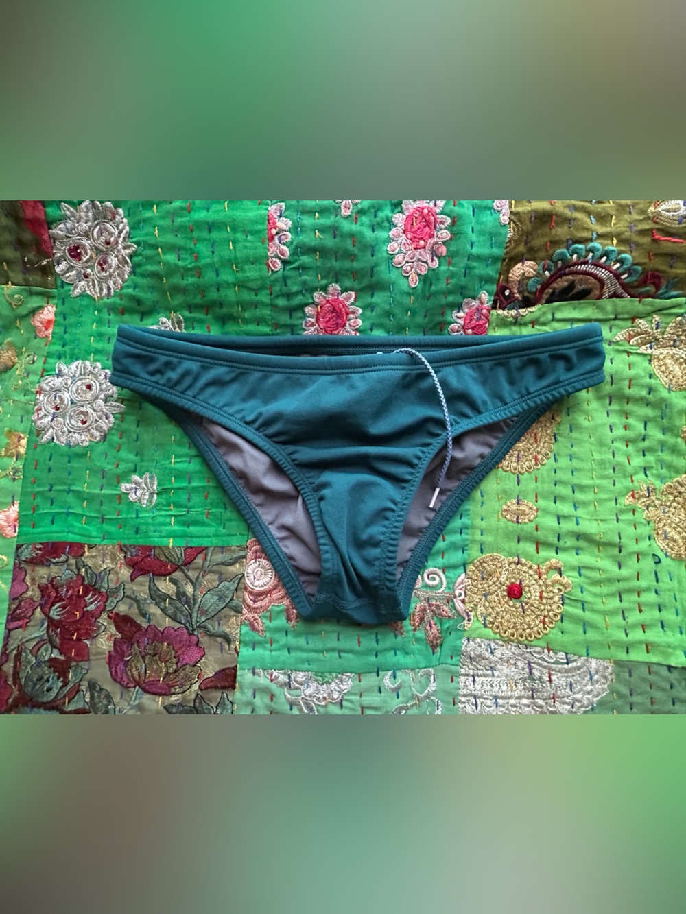 Jolyn Clothing Teal Bikini Bottom - Solid Classic Brief